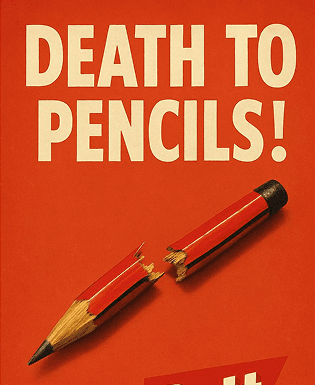 Death to pencils